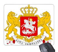 DIYthinker Georgia National Emblem Paese Simbolo Mark Trama rettangolo Antiscivolo in Gomma Mousepad Mouse Game Pad