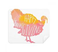 DIYthinker Giorno del Ringraziamento Turchia Acquerello dello Schermo del Modello del Telefono Cleaner Occhiali Panno di Pulizia 2 Pezzi in Tessuto Scamosciato