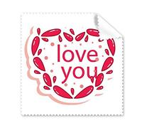 DIYthinker Giorno Forma di Cuore Rosa Amore di San Valentino È con Goccia d'Acqua Illustrazione Modello Occhiali Panno Panno di Pulizia dello Schermo del Telefono 5pcs Cleaner
