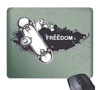DIYthinker Graffiti Via Cultura Hip-Hop libertà Skateboard Monster Art Illustrazione Modello Rettangolo Antiscivolo in Gomma Mousepad Mouse Game Pad