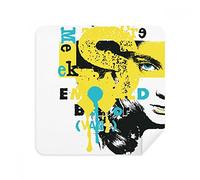 DIYthinker Graffiti Via Giallo Donna Black Pattern Occhiali Panno di Pulizia dello Schermo del Telefono Cleaner Tessuto della Pelle Scamosciata 2 Pezzi