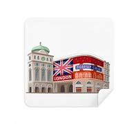 DIYthinker Gran Bretagna Regno Unito London Architecture Pittura Occhiali Panno di Pulizia dello Schermo del Telefono Cleaner Tessuto della Pelle Scamosciata 2 Pezzi