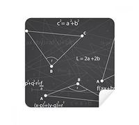 DIYthinker Grigio Angolo Formula Matematica Calcolo Occhiali Panno di Pulizia dello Schermo del Telefono Cleaner Tessuto della Pelle Scamosciata 2 Pezzi