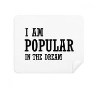 DIYthinker I Am Popolari della Pulizia dello Schermo Sogno di Telefono Occhiali Panno di Pulizia 2pcs Tessuto Scamosciato
