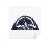 DIYthinker Iceberg Foresta Luna Art Pattern Occhiali Panno di Pulizia dello Schermo del Telefono Cleaner Tessuto della Pelle Scamosciata 2 Pezzi