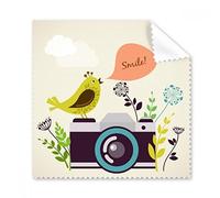 DIYthinker Illustrazione Uccello Saluto On Camera Occhiali Panno di Pulizia del Panno dello Schermo del Telefono Cleaner 5Pcs