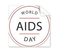 DIYthinker La consapevolezza 1 Dicembre Giornata Mondiale Contro l'AIDS HIV Simbolo solidarietà Occhiali Panno Panno di Pulizia dello Schermo del Telefono 5pcs Cleaner