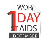 DIYthinker La consapevolezza 1 Dicembre Giornata Mondiale dell'AIDS solidarietà HIV Simbolo Occhiali Panno Panno di Pulizia dello Schermo del Telefono 5pcs Cleaner