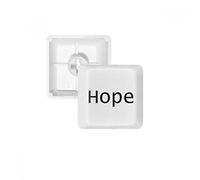DIYthinker La Speranza di Parola Inspirational Quote di Dire PBT Copritasti con Apertura per Tastiera Meccanica Bianco OEM Nessun Simbolo di Stampa
