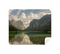 DIYthinker Lago Montagna Natura Scienza dello Schermo del Telefono Paesaggio Cleaner Occhiali Panno di Pulizia 2 Pezzi in Tessuto Scamosciato
