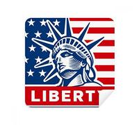 DIYthinker l'America Bandiera con libertà Statua del Modello Occhiali Panno di Pulizia dello Schermo del Telefono Cleaner Tessuto della Pelle Scamosciata 2 Pezzi