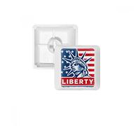 DIYthinker l'America Bandiera con libertà Statua del Modello PBT Copritasti con Apertura per Tastiera Meccanica Bianco OEM Nessun Simbolo di Stampa