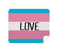 DIYthinker L'Amore per Transgender LGBT Supporto dello Schermo del Telefono Cleaner Occhiali Panno di Pulizia 2 Pezzi in Tessuto Scamosciato