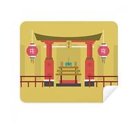 DIYthinker Lanterna Memorial Gateway China Town Screen del Telefono Cleaner Occhiali Panno di Pulizia 2 Pezzi in Tessuto Scamosciato