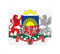 DIYthinker Lettonia Nazionale Emblem Nazione Screen Phone Cleaner Occhiali Panno di Pulizia 2 Pezzi in Tessuto Scamosciato