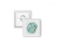 DIYthinker Lumaca Marine Life Blu Illustrazione PBT Copritasti con Apertura per Tastiera Meccanica Bianco OEM Nessun Simbolo di Stampa R2