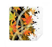 DIYthinker Maple Leaf Geometria del Modello di Fiori Occhiali Panno di Pulizia dello Schermo del Telefono Cleaner 2pcs Tessuto della Pelle Scamosciata