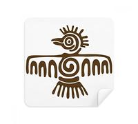DIYthinker Messico Totems Bald Eagle Antica civiltà Occhiali Panno di Pulizia dello Schermo del Telefono Cleaner Tessuto della Pelle Scamosciata 2 Pezzi