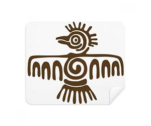 DIYthinker Messico Totems Bald Eagle Antica civiltà Screen del Telefono Cleaner Occhiali Panno di Pulizia 2 Pezzi in Tessuto Scamosciato