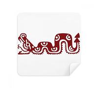 DIYthinker Messico Totems Messicano Serpente Antica civiltà Occhiali Panno di Pulizia dello Schermo del Telefono Cleaner Tessuto della Pelle Scamosciata 2 Pezzi