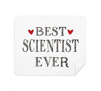 DIYthinker Miglior Scienziato mai Citazione Professione Screen Phone Cleaner Occhiali Panno di Pulizia 2 Pezzi in Tessuto Scamosciato