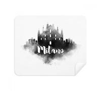 DIYthinker Milano Italia Landmark Inchiostro Città dello Schermo Pittura Telefono Cleaner Occhiali Panno di Pulizia 2 Pezzi in Tessuto Scamosciato