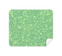 DIYthinker Modelli Verdi interlacciata Linee Astratta Screen Phone Cleaner Occhiali Panno di Pulizia 2 Pezzi in Tessuto Scamosciato