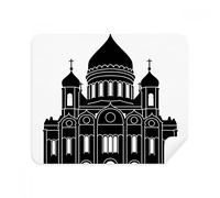 DIYthinker Mosca Cattedrale di Cristo Russia Screen Phone Cleaner Occhiali Panno di Pulizia 2 Pezzi in Tessuto Scamosciato
