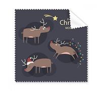 DIYthinker Natale Renna Moose Modello Occhiali Panno di Pulizia del Panno dello Schermo del Telefono Cleaner 5Pcs