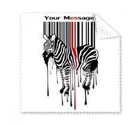 DIYthinker Nero a Strisce Rosso Codice Graffiti Zebra Occhiali Panno di Pulizia del Panno dello Schermo del Telefono Cleaner 5Pcs