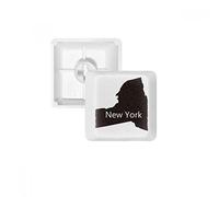 DIYthinker New York USA Map Silhouette PBT Copritasti con Apertura per Tastiera Meccanica Bianco OEM Nessun Simbolo di Stampa