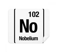 DIYthinker No Nobelium Chimica Elemento Chem Cleaner Screen Phone Occhiali Panno di Pulizia 2 Pezzi Tessuto della Pelle Scamosciata