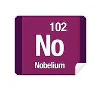 DIYthinker No Nobelium chimica Elemento Chem Cleaner Screen Phone Occhiali panno di pulizia 2 pezzi tessuto della pelle scamosciata