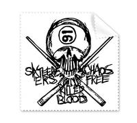 DIYthinker Numero 16 Ninja Scheletro Nero Killer con la Spada Illustrazione Modello Occhiali Panno Panno di Pulizia dello Schermo del Telefono 5pcs Cleaner