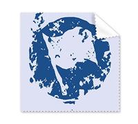 DIYthinker Pace Blu Simbolo della Bandiera Semplice Creative Design Rotonda Illustrazione Modello Occhiali Panno Panno di Pulizia dello Schermo del Telefono 5pcs Cleaner
