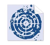 DIYthinker Pace Blu Simbolo di destinazione Semplice Creative Design Rotonda Illustrazione Modello Occhiali Panno Panno di Pulizia dello Schermo del Telefono 5pcs Cleaner