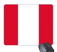 DIYthinker Perù National Flag Sud America Paese Simbolo Mark Trama rettangolo Antiscivolo in Gomma Mousepad Mouse Game Pad