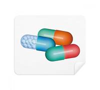 DIYthinker Pillola Capsule per Assistenza Sanitaria Modello Screen Phone Cleaner Occhiali Panno di Pulizia 2 Pezzi in Tessuto Scamosciato
