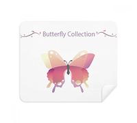 DIYthinker Pink Butterfly Collection Screen Phone Cleaner Occhiali Panno di Pulizia 2 Pezzi in Tessuto Scamosciato