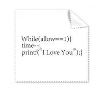 DIYthinker Programmatore Dichiarazione Love You Occhiali Panno di Pulizia del Panno dello Schermo del Telefono Cleaner 5Pcs