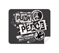 DIYthinker Punk New York Contro la Guerra Illustrazione Modello Screen Phone Cleaner Occhiali Panno di Pulizia 2 Pezzi in Tessuto Scamosciato