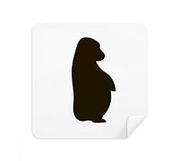 DIYthinker Rappresentazione Animale Orango Nero Occhiali Panno di Pulizia dello Schermo del Telefono Cleaner Tessuto della Pelle Scamosciata 2 Pezzi