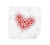 DIYthinker Red Struttura atomica Illustrazione Fisica Occhiali Panno di Pulizia dello Schermo del Telefono Cleaner Tessuto della Pelle Scamosciata 2 Pezzi