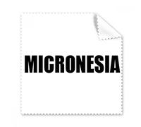 DIYthinker Regalo Panno Occhiali Micronesia Paese Nome Nero Panno di Pulizia pulitore dello Schermo del Telefono 5pcs