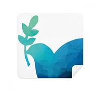 DIYthinker Reticolo Blu Olive Branch Anti-Guerra Occhiali Panno di Pulizia dello Schermo del Telefono Cleaner Tessuto della Pelle Scamosciata 2 Pezzi