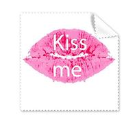 DIYthinker Rosa Day di San Valentino Lip-Forma-Based 5pcs Bacio Me Immagine Illustrazione Modello Panno di Vetro Panno di Pulizia dello Schermo del Telefono Cleaner