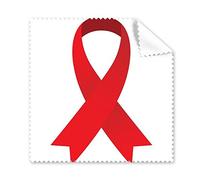 DIYthinker Rosso Ribbon Il Simbolo di HIV consapevolezza 1 Dicembre Giornata Mondiale dell'AIDS solidarietà Occhiali Panno Panno di Pulizia dello Schermo del Telefono 5pcs Cleaner