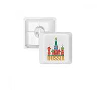 DIYthinker Russia Cattedrale Chiesa di Mosca Illustrazione PBT Copritasti con Apertura per Tastiera Meccanica Bianco OEM Nessun Simbolo di Stampa