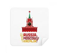 DIYthinker Russia Mosca Cremlino Modello Occhiali Panno di Pulizia dello Schermo del Telefono Cleaner Tessuto della Pelle Scamosciata 2 Pezzi