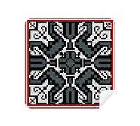 DIYthinker Russia Style Grey Texture Paese del Modello Occhiali Panno di Pulizia dello Schermo del Telefono Cleaner Tessuto della Pelle Scamosciata 2 Pezzi